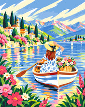 Load image into Gallery viewer, Paint by numbers kit for adults Rowing into Summer Figured'Art UK