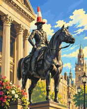Load image into Gallery viewer, Paint by numbers kit for adults Duke of Wellington Statue Glasgow Figured'Art UK