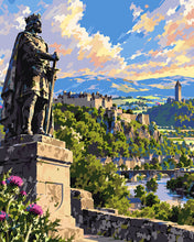Load image into Gallery viewer, Paint by numbers kit for adults Stirling Castle Scotland Figured'Art UK
