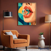 Load image into Gallery viewer, Goldfish Bubble on Glossy Lips