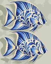 Load image into Gallery viewer, Paint by numbers kit for adults Ornamental Sailfin Tang Figured'Art UK
