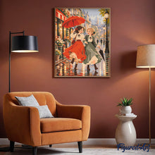 Load image into Gallery viewer, Rainy Parisian Stroll with Umbrellas