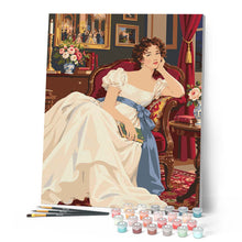 Load image into Gallery viewer, Romantic Portrait in a Regency Salon