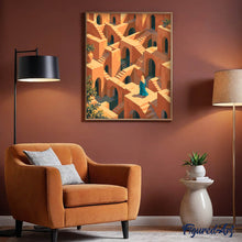 Load image into Gallery viewer, Surreal Terracotta Maze