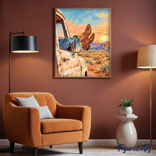 Load image into Gallery viewer, Sunset Road Trip Through the Desert