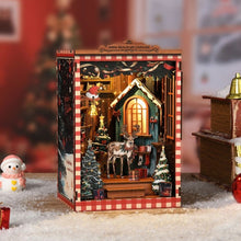 Load image into Gallery viewer, DIY Book Nook Kit - The Snowbound Retreat Figured'Art