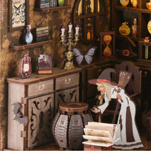 Load image into Gallery viewer, DIY Book Nook Kit - The Alchemist's Chamber