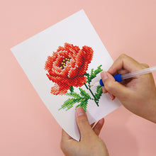 Load image into Gallery viewer, Mini Diamond Painting 15x20cm (4 pieces) - Floral Quartet