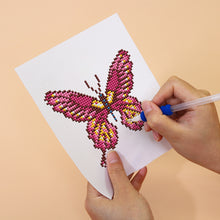 Load image into Gallery viewer, Mini Diamond Painting 15x20cm (4 pieces) - Vibrant Wings: A Butterfly Quartet