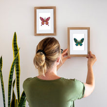 Load image into Gallery viewer, Mini Diamond Painting 15x20cm (4 pieces) - Vibrant Wings: A Butterfly Quartet