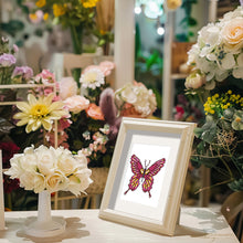 Load image into Gallery viewer, Mini Diamond Painting 15x20cm (4 pieces) - Vibrant Wings: A Butterfly Quartet