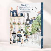 Load image into Gallery viewer, Paint by Numbers Gift Box - Watercolour Paris Street Figured'Art