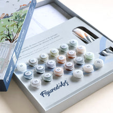 Load image into Gallery viewer, Paint by Numbers Gift Box - Watercolour Paris Street