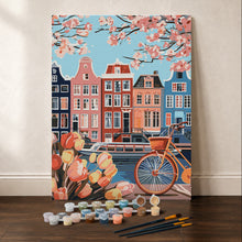 Load image into Gallery viewer, Paint by Numbers Gift Box - Spring in Amsterdam