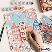 Load image into Gallery viewer, Paint by Numbers Gift Box - Spring in Amsterdam