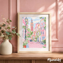 Load image into Gallery viewer, Paint by Numbers Gift Box - London Pastels