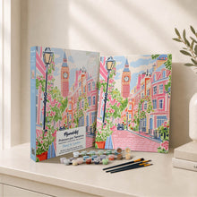 Load image into Gallery viewer, Paint by Numbers Gift Box - London Pastels