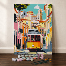 Load image into Gallery viewer, Paint by Numbers Gift Box - Lisbon Streets