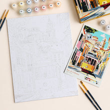 Load image into Gallery viewer, Paint by Numbers Gift Box - Lisbon Streets