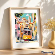 Load image into Gallery viewer, Paint by Numbers Gift Box - Lisbon Streets