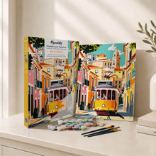 Load image into Gallery viewer, Paint by Numbers Gift Box - Lisbon Streets