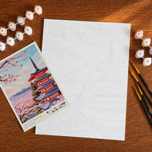Load image into Gallery viewer, Paint by Numbers Gift Box - Mount Fuji Pagoda