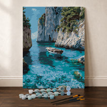 Load image into Gallery viewer, Paint by Numbers Gift Box - Peaceful Blue Cove