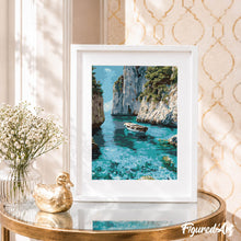 Load image into Gallery viewer, Paint by Numbers Gift Box - Peaceful Blue Cove
