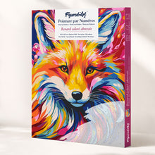 Load image into Gallery viewer, Paint by Numbers Gift Box - Colourful Abstract Fox Figured'Art