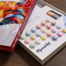 Load image into Gallery viewer, Paint by Numbers Gift Box - Colourful Abstract Fox