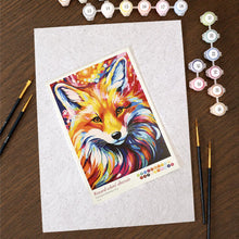 Load image into Gallery viewer, Paint by Numbers Gift Box - Colourful Abstract Fox