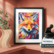 Load image into Gallery viewer, Paint by Numbers Gift Box - Colourful Abstract Fox