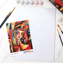 Load image into Gallery viewer, Paint by Numbers Gift Box - Abstract Woman
