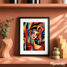 Load image into Gallery viewer, Paint by Numbers Gift Box - Abstract Woman