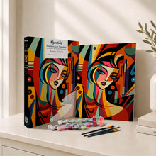 Load image into Gallery viewer, Paint by Numbers Gift Box - Abstract Woman