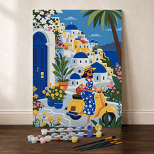 Load image into Gallery viewer, Paint by Numbers Gift Box - Santorini Escape