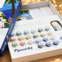 Load image into Gallery viewer, Paint by Numbers Gift Box - Santorini Escape