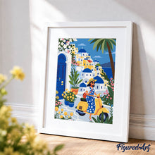 Load image into Gallery viewer, Paint by Numbers Gift Box - Santorini Escape