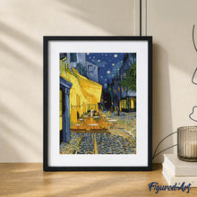 Load image into Gallery viewer, Paint by Numbers Gift Box - Café Terrace at Night
Vincent van Gogh