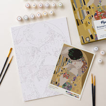 Load image into Gallery viewer, Paint by Numbers Gift Box - The Kiss
Gustav Klimt
