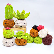 Load image into Gallery viewer, Amigurumi Crochet Kit - Cactus Club Figured'Art