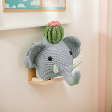Load image into Gallery viewer, Amigurumi Crochet Kit - Elephant with Cactus