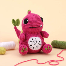 Load image into Gallery viewer, Amigurumi Crochet Kit - Dragon Fruit Dino Figured'Art