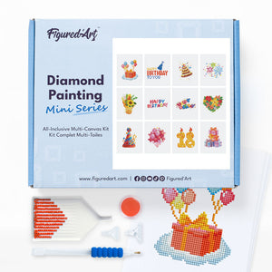 Gem Painting kit - Happy Birthday series