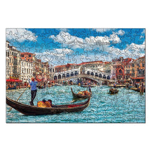 Load image into Gallery viewer, Wooden Puzzle - Venice Canal Scene