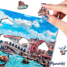 Load image into Gallery viewer, Wooden Puzzle - Venice Canal Scene