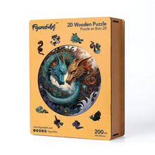 Load image into Gallery viewer, Wooden Puzzle - Dual Dragons