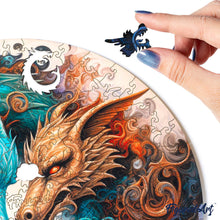 Load image into Gallery viewer, Wooden Puzzle - Dual Dragons