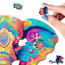 Load image into Gallery viewer, Wooden Puzzle - Majestic Elephant