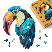 Load image into Gallery viewer, Wooden Puzzle - Colorful Toucan